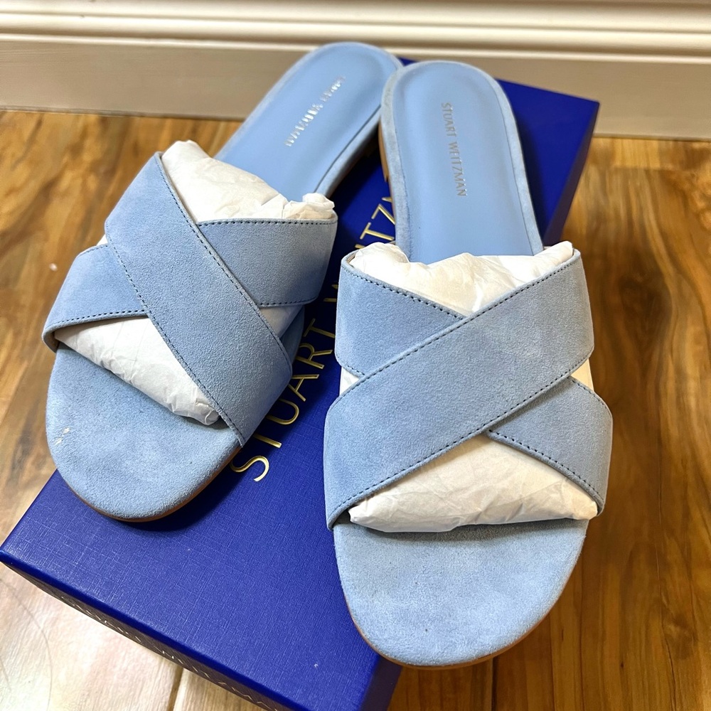 Stuart Weitzman Ross flat slide brand new
